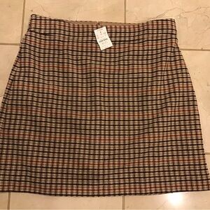 NWT J.Crew Wool Blend Mini Skirt Sz14 Preppy Academia Twee Staple Old Money Y2K
